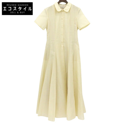 几乎全新 FULFFY SHEER H/S SHRIT ONEPIECE 连衣裙 女式 象牙色 1 18112-5062 25SS 连衣裙 1 女式