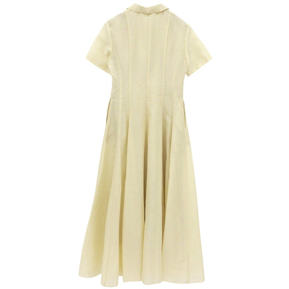 几乎全新 FULFFY SHEER H/S SHRIT ONEPIECE 连衣裙 女式 象牙色 1 18112-5062 25SS 连衣裙 1 女式