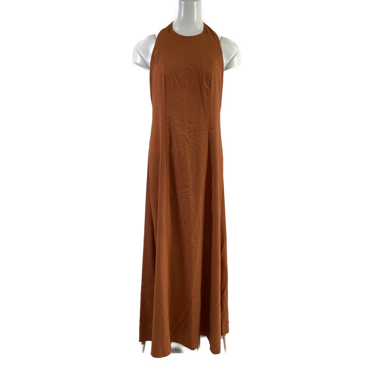 CLANE クラネ 25AW 橙色 19112-5002 HALTER LONG ONEPIECE 连衣裙 1 女士