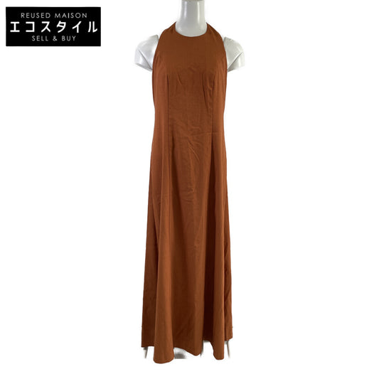 CLANE クラネ 25AW 橙色 19112-5002 HALTER LONG ONEPIECE 连衣裙 1 女士