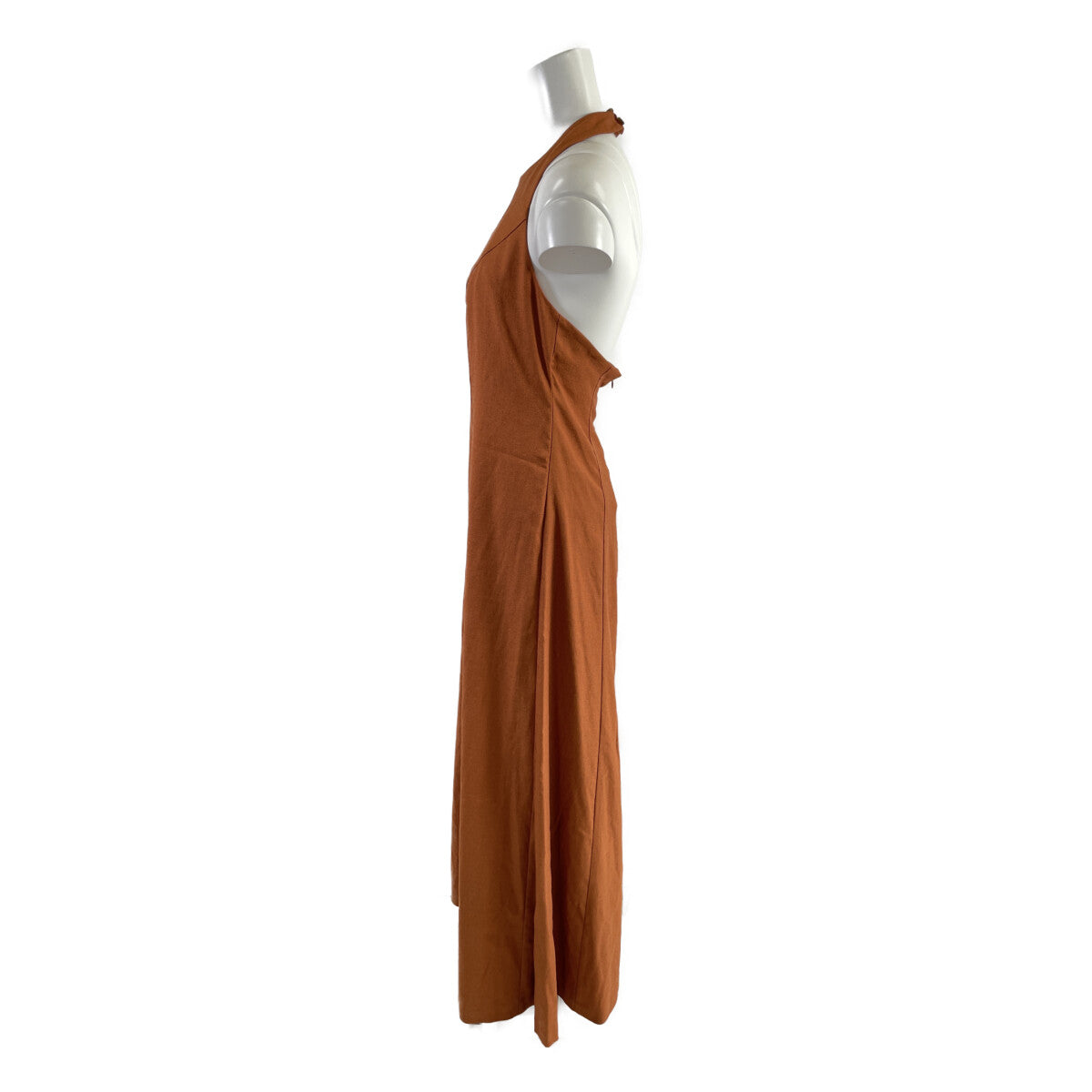 CLANE クラネ 25AW 橙色 19112-5002 HALTER LONG ONEPIECE 连衣裙 1 女士