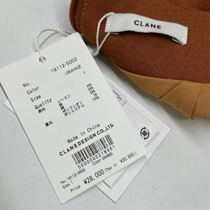 CLANE クラネ 25AW 橙色 19112-5002 HALTER LONG ONEPIECE 连衣裙 1 女士