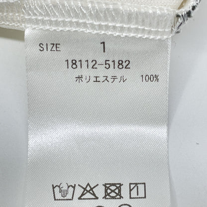 CLANE 25SS 18112-5182 White Random Shirring One Piece