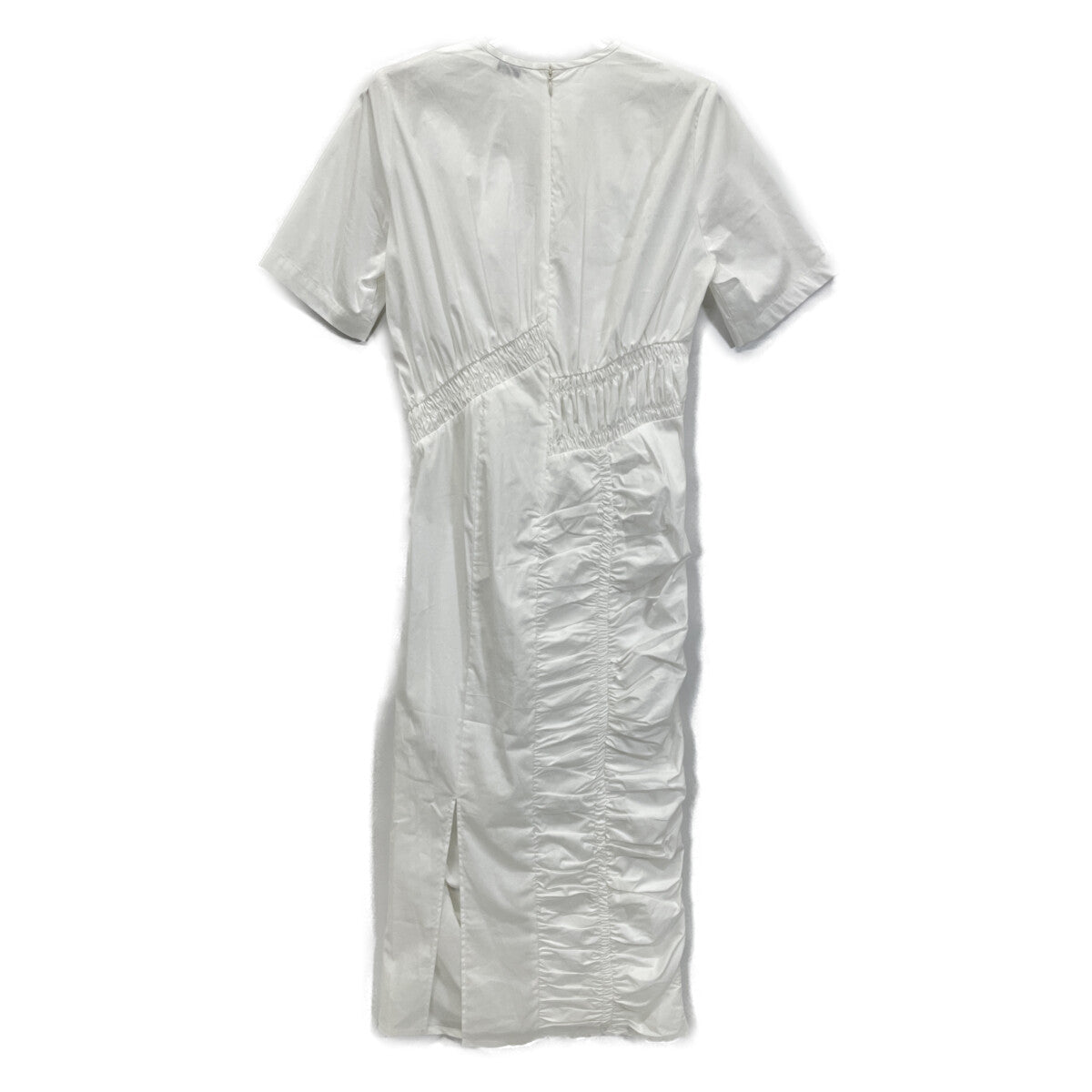 CLANE 25SS 18112-5182 White Random Shirring One Piece