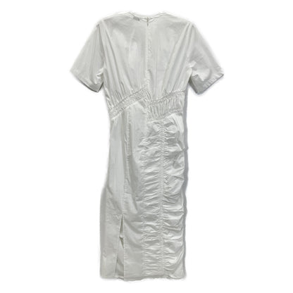 CLANE 25SS 18112-5182 White Random Shirring One Piece