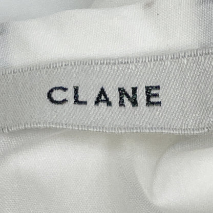 CLANE 25SS 18112-5182 White Random Shirring One Piece