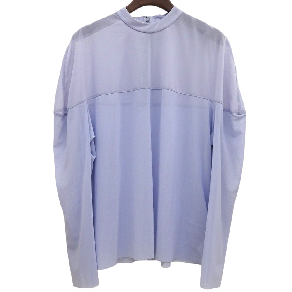 CLANE クラネ 新品同様 SHEER MESH CURVE SLEEVE TOPS トップス レディース ブルー 1 16122-4152 24SS トップス 1