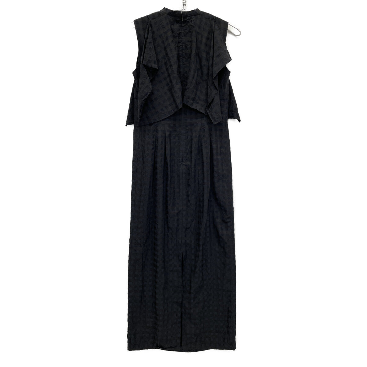 CLANE クラネ 23SS ブラック 14112ー5262 ギンガムチェック HANDKERCHIEF ONE PIECE ワンピース