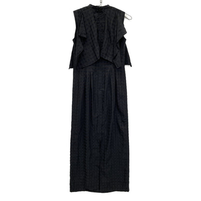 CLANE クラネ 23SS ブラック 14112ー5262 ギンガムチェック HANDKERCHIEF ONE PIECE ワンピース