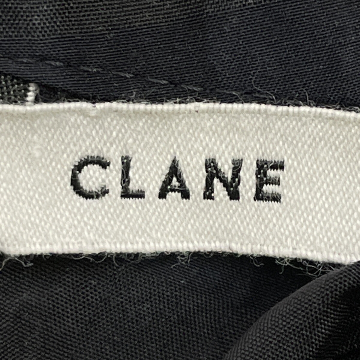 CLANE クラネ 23SS ブラック 14112ー5262 ギンガムチェック HANDKERCHIEF ONE PIECE ワンピース