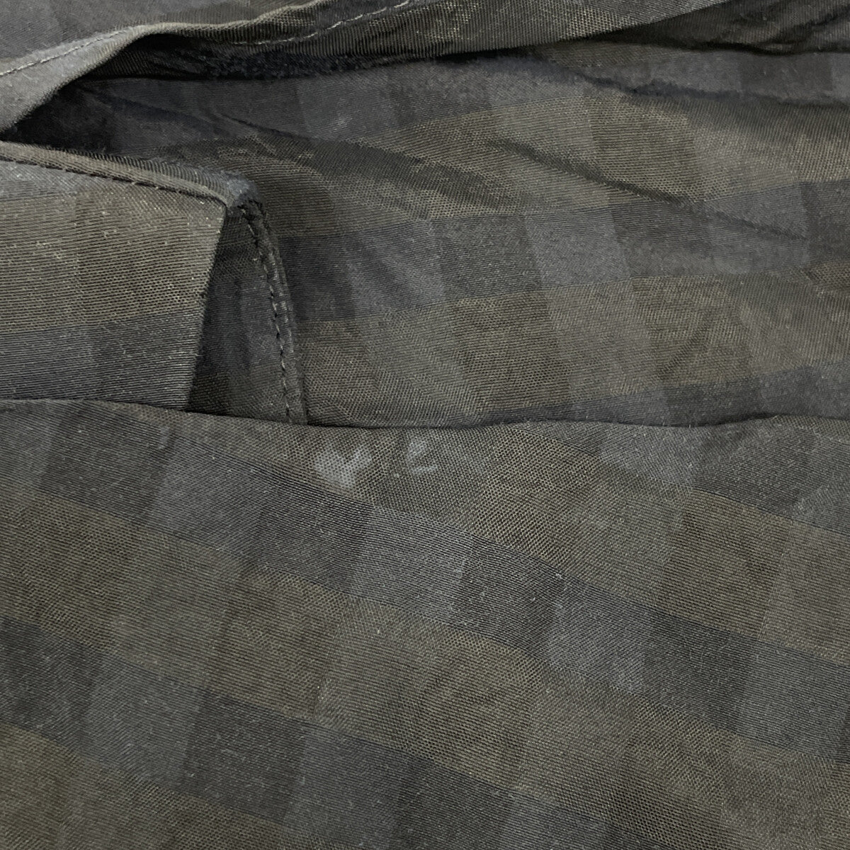 CLANE クラネ 23SS ブラック 14112ー5262 ギンガムチェック HANDKERCHIEF ONE PIECE ワンピース