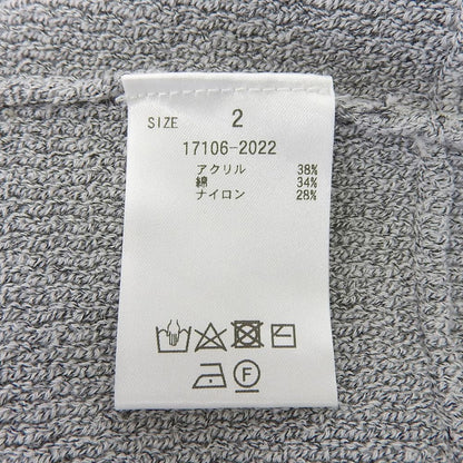 美品 AMERICAN SLEEVE KNIT TOPS 女士上衣 灰色 2 17106-2022 24AW 上衣 2 女士