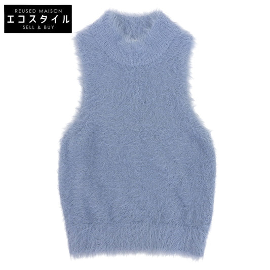 Excellent condition SHAGGY AMERICAN SLEEVE KNIT TOPS Tops Women's Blue 2 16106-2072 24SS Tops 2 Women's