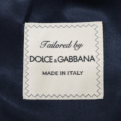 DOLCE&GABBANA 杜嘉班纳 海军蓝 G2JA6Z 花卉刺绣 三翻领三扣夹克 夹克