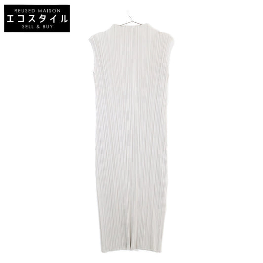 PLEATS PLEASE プリーツプリーズ 22SS PP21-JH167　MONTHLY COLORS JUNE ベージュ ノースリーブ ワンピース ワンピース