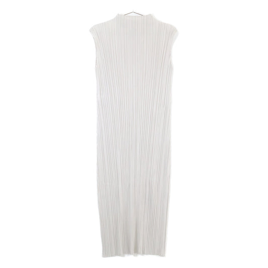 PLEATS PLEASE プリーツプリーズ 22SS PP21-JH167　MONTHLY COLORS JUNE ベージュ ノースリーブ ワンピース ワンピース