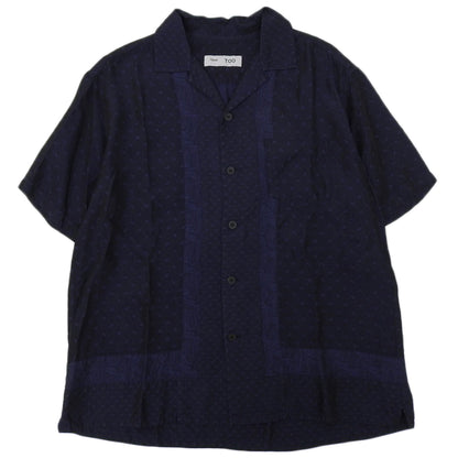 TOGA トーガ 美品 TOGA TOO ペイズリーパネルシャツ トップス メンズ ネイビー M TZ241ーFJ543 トップス