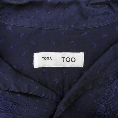 TOGA トーガ 美品 TOGA TOO ペイズリーパネルシャツ トップス メンズ ネイビー M TZ241ーFJ543 トップス