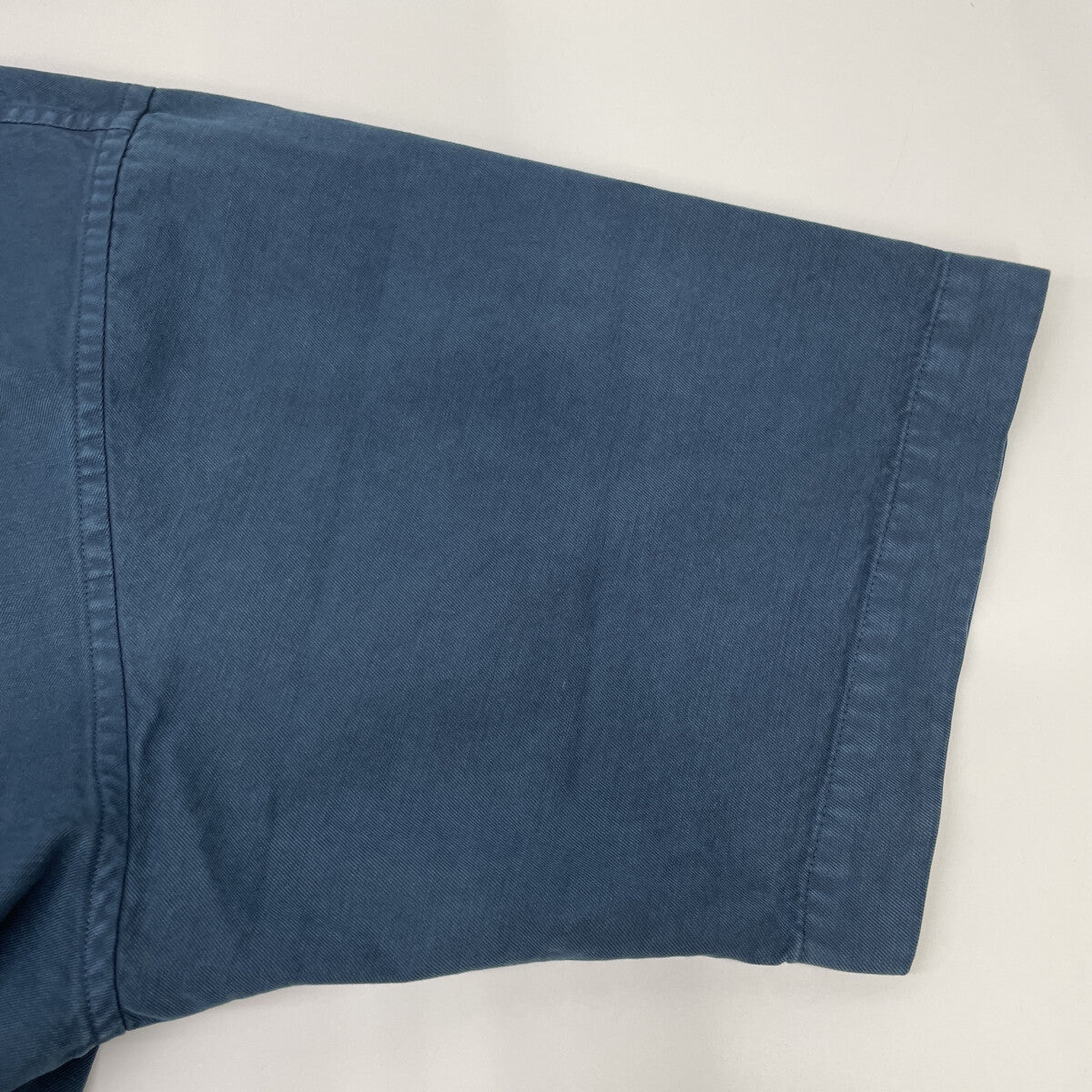 AURALEE オーラリー 蓝色 PRODUCT DYED FINX GABARDINE 半袖衬衫 上衣