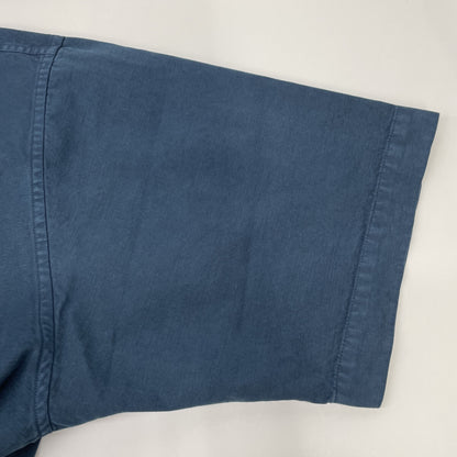 AURALEE オーラリー 蓝色 PRODUCT DYED FINX GABARDINE 半袖衬衫 上衣