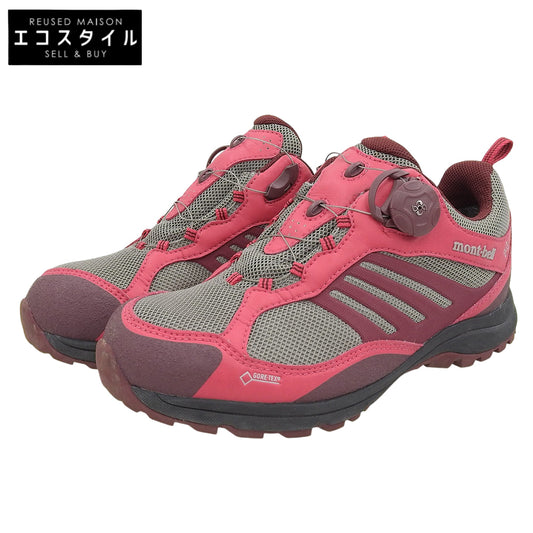 mont-bell モンベル 美品 マリポサトレール LOW シューズ レディース ピンク 23.5cm シューズ 6.5(US)