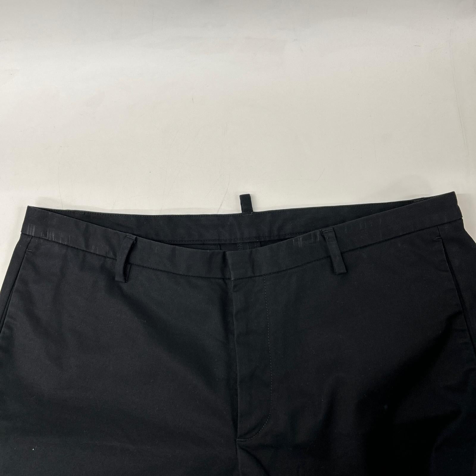DSQUARED2 ディースクエアード 19SS S74KB0267 ブラック チノスラックスパンツ ボトムス