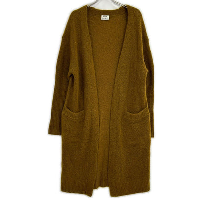 ACNE STUDIOS アクネ ストゥディオズ ブラウン A60033 ラヤ モヘア ロングカーディガン トップス
