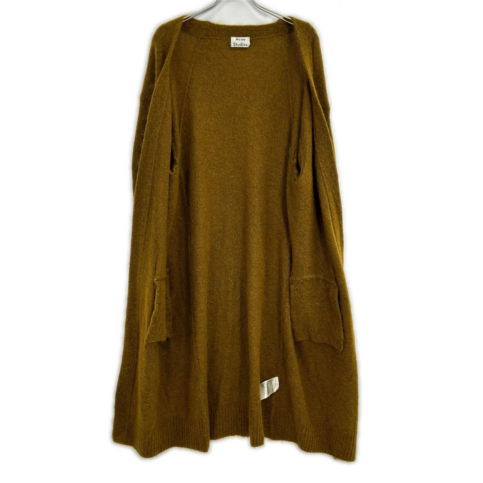 ACNE STUDIOS アクネ ストゥディオズ ﾌﾞﾗｳﾝ A60033 ﾗﾔ ﾓﾍｱ ﾛﾝｸﾞｶｰﾃﾞｨｶﾞﾝ トップス XS