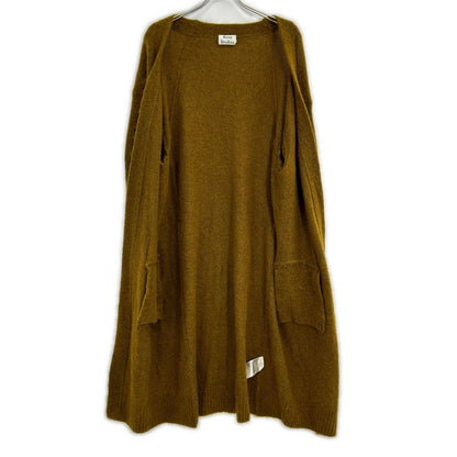 ACNE STUDIOS アクネ ストゥディオズ ﾌﾞﾗｳﾝ A60033 ﾗﾔ ﾓﾍｱ ﾛﾝｸﾞｶｰﾃﾞｨｶﾞﾝ トップス XS