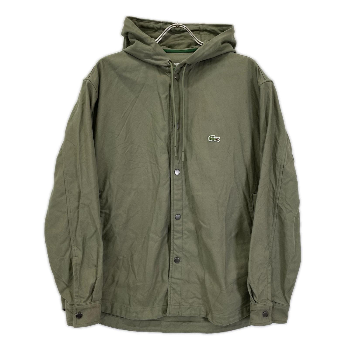 Lacoste ラコステ カーキ CH4732 フード付きシャツジャケット ジャケット