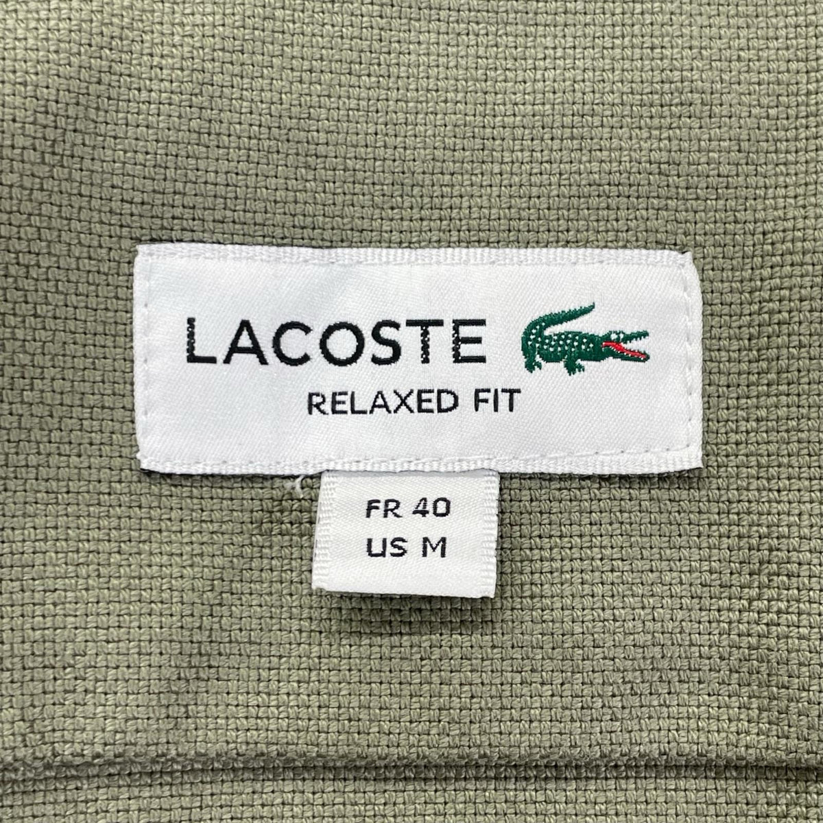 Lacoste ラコステ カーキ CH4732 フード付きシャツジャケット ジャケット