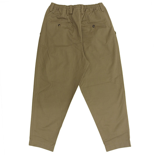 MARNI Excellent condition cotton gabardine shirring 1P tapered pants Bottoms Men's Khaki 44 PUMU0017A4 Made in 2024 Bottoms