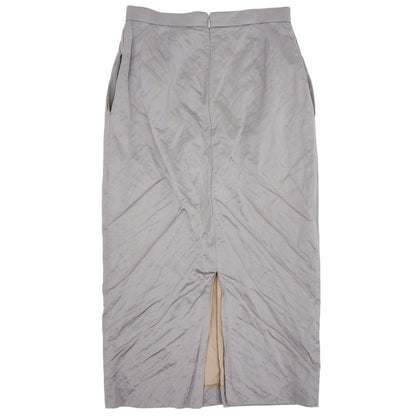 美品 I-LINE SK METAL 棉尼龙半身裙 女式 灰色 01 MB244-6012 24AW 半身裙 01 女式