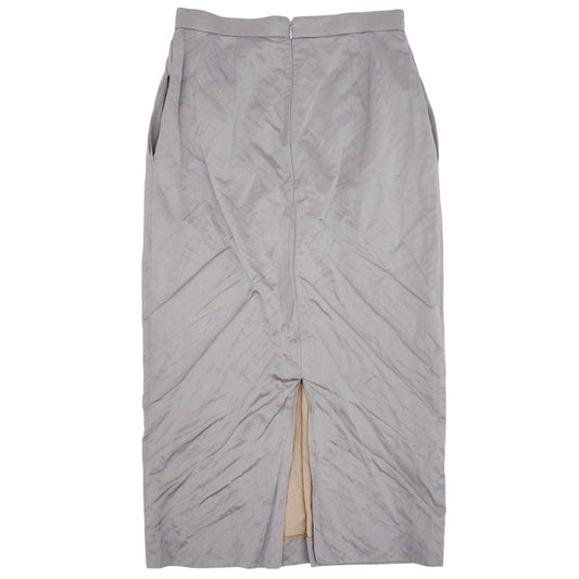 美品 I-LINE SK METAL 棉尼龙半身裙 女式 灰色 01 MB244-6012 24AW 半身裙 01 女式