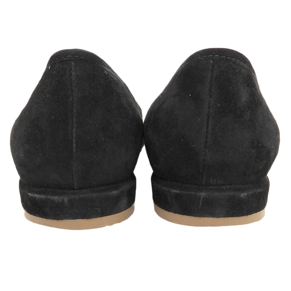Mesh x Suede See-Through Pumps with Motif Black 36 Women's