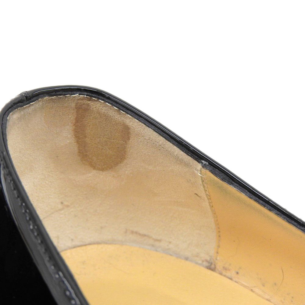 Christian Louboutin 克里斯提·鲁布托 专利 MARCIA NODO 圆头 高跟鞋 女士 黑色 37 1/2 鞋子