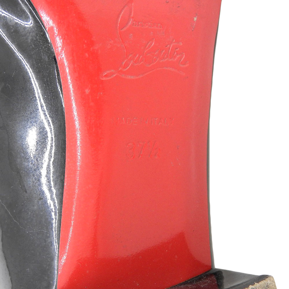 Christian Louboutin 克里斯提·鲁布托 专利 MARCIA NODO 圆头 高跟鞋 女士 黑色 37 1/2 鞋子
