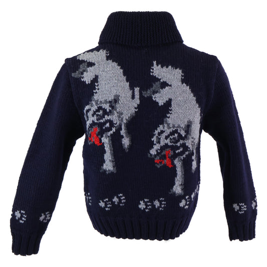 TENDERLOIN Like New Wolf Cowichan Knit Jacket