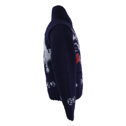 TENDERLOIN Like New Wolf Cowichan Knit Jacket