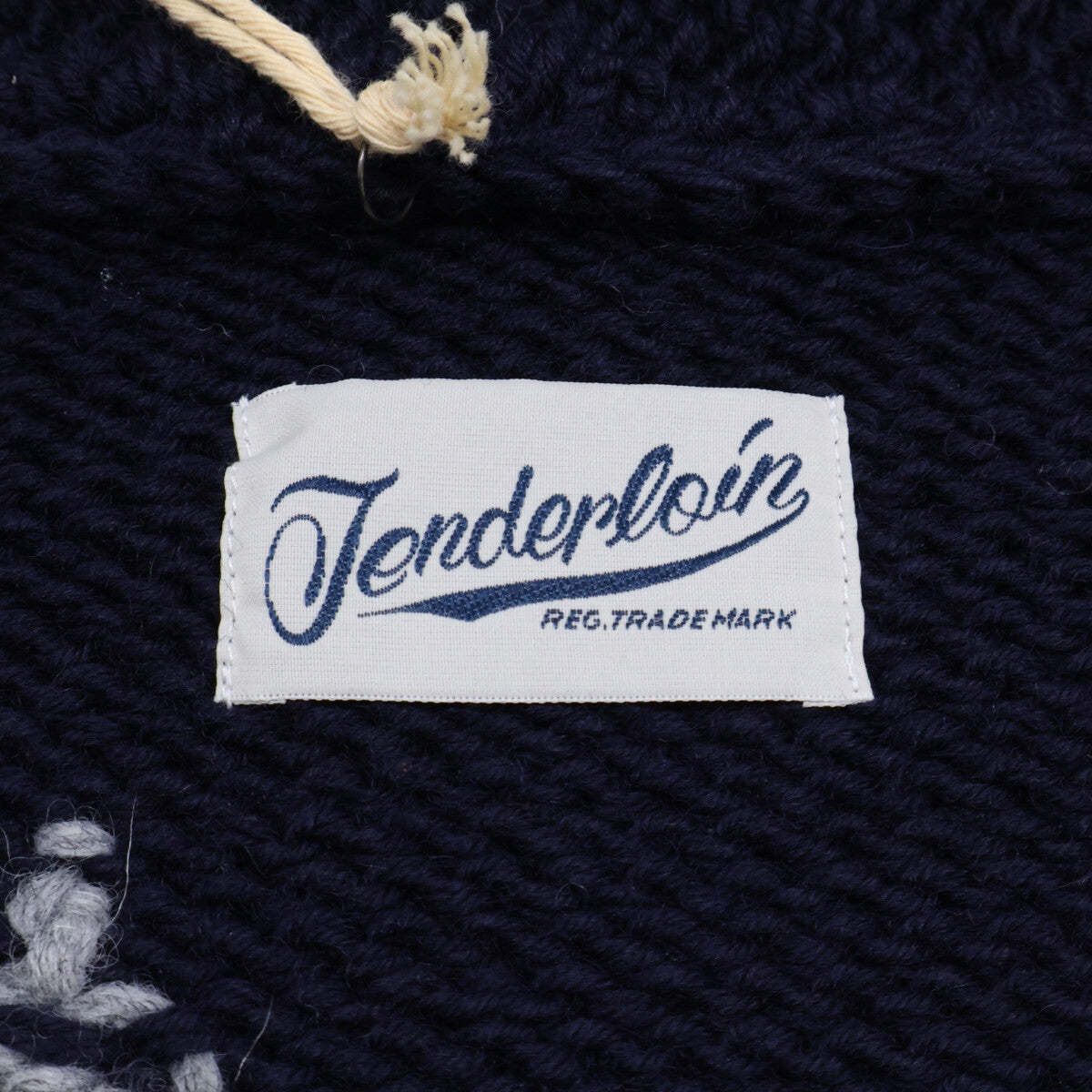 TENDERLOIN Like New Wolf Cowichan Knit Jacket