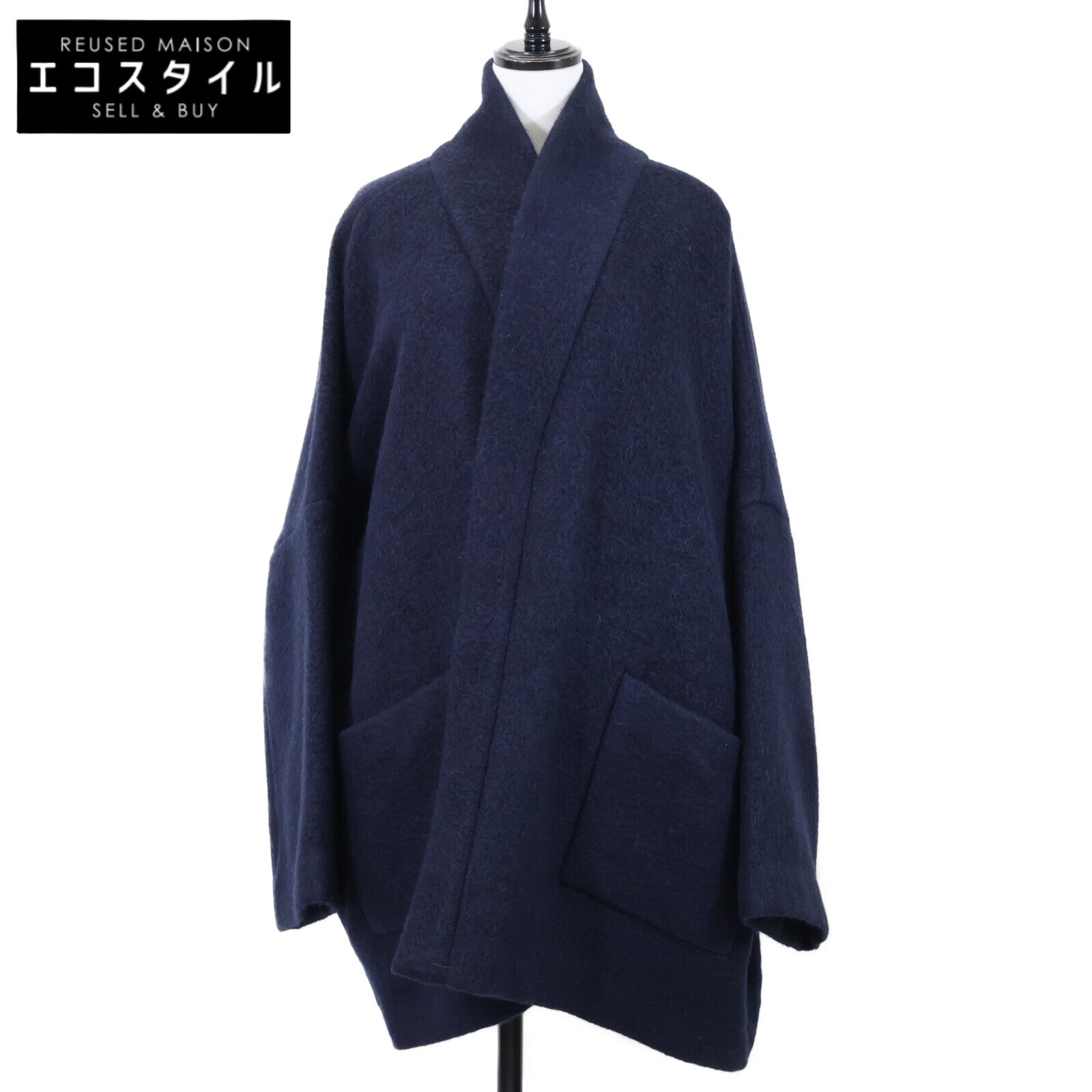 [Excellent Condition/Domestic Authentic] 6600 W2242 Cashmere/Alpaca Blend Coat XS Ladies
