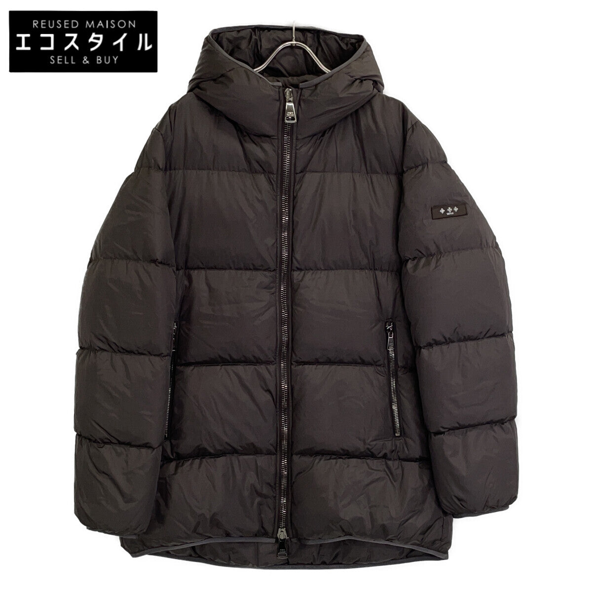TATRAS タトラス ダークブラウン MTK19A4157 FAEDO ブラック フーディダウンジャケット ジャケット