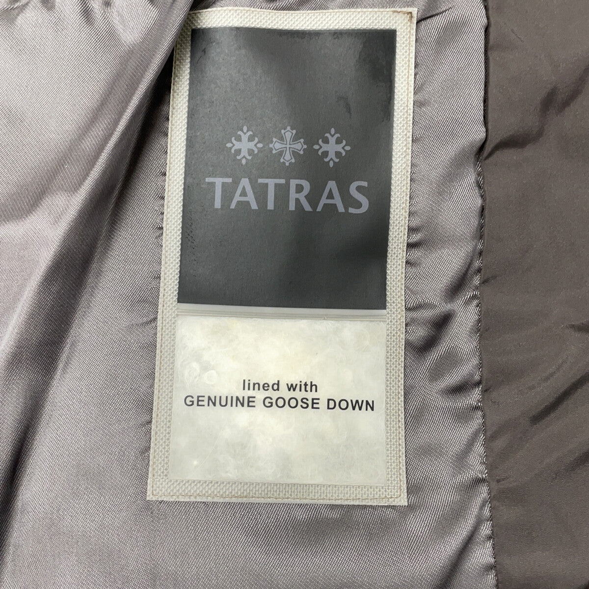 TATRAS タトラス ダークブラウン MTK19A4157 FAEDO ブラック フーディダウンジャケット ジャケット