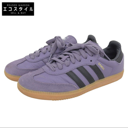 adidas アディダス 美品 サンバ オリジナル スニーカー シューズ レディース バイオレット 23.5cm IE7012 シューズ