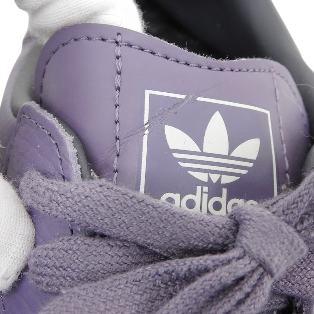 adidas アディダス 美品 サンバ オリジナル スニーカー シューズ レディース バイオレット 23.5cm IE7012 シューズ