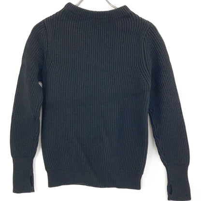 ANDERSEN-ANDERSEN ANDERSEN-ANDERSEN black wool mock-neck knit top tops