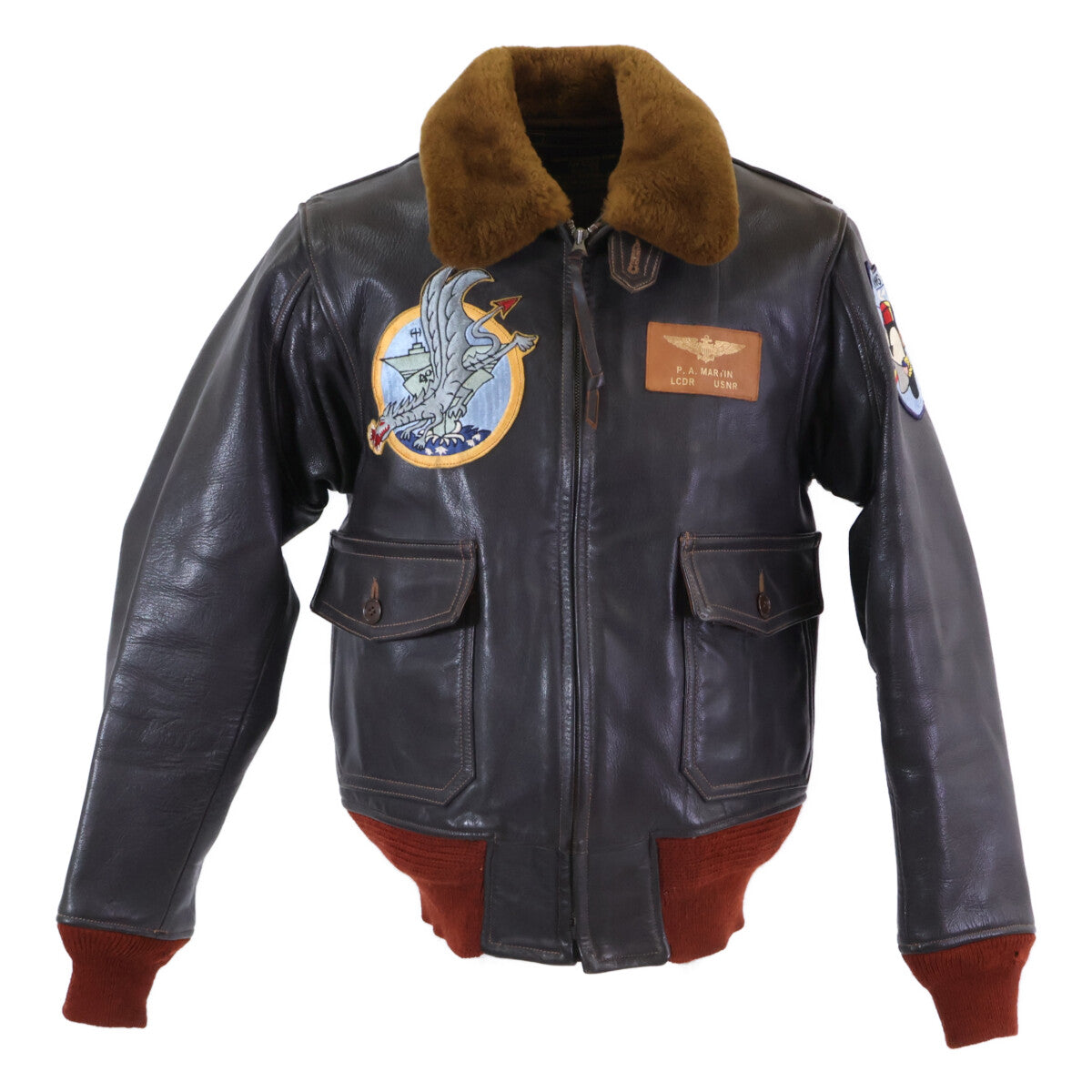 BUZZ RICKSON'S バズリクソンズ BR80094 ゴートレザー カスタムワッペン G-1 フライト 38 BUZZ RICKSON'S バズリクソンズ BR80094 ゴートレザー カスタム