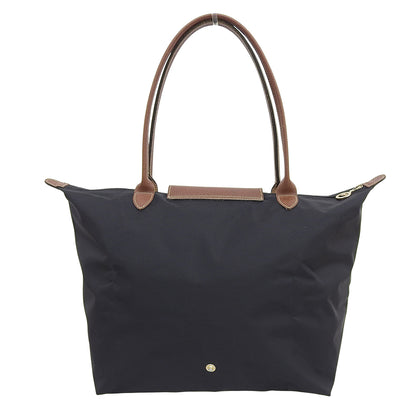 Longchamp ロンシャン ル プリアージュ トートバッグ ワンショルダー レディース ブラック×ブラウン トートバッグ