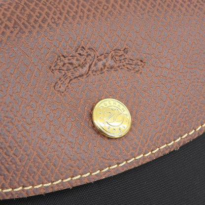 Longchamp ロンシャン ル プリアージュ トートバッグ ワンショルダー レディース ブラック×ブラウン トートバッグ