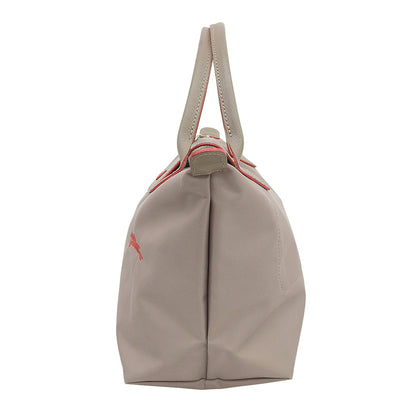 Longchamp ロンシャン ル プリアージュ オリジナル S トップハンドルバッグ ハンドバッグ レディース ブラウン×レッド ハンドバッグ